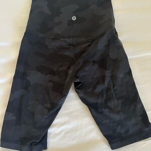 lululemon athletica Black Camo Bike Shorts